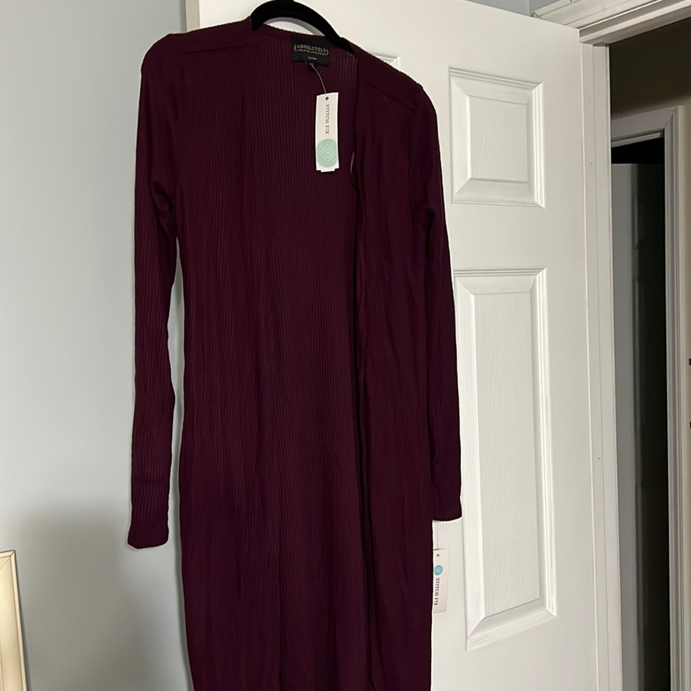 NWT long cardigan